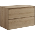 TRONDHEIM bathroom cabinet for 90 cm sink, oak