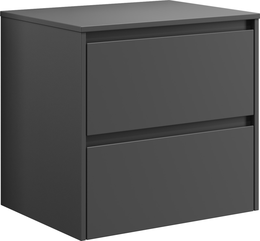 TRONDHEIM bathroom vanity for 60 cm basin, anthracite