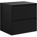 TRONDHEIM Bathroom Vanity Unit for 60 cm Sink, Black