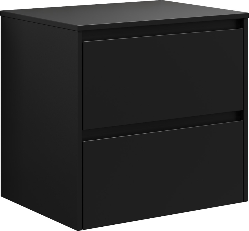 TRONDHEIM Bathroom Vanity Unit for 60 cm Sink, Black