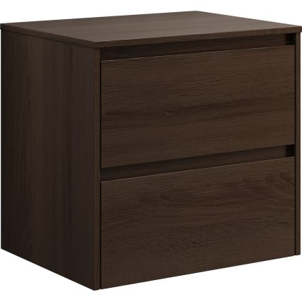 TRONDHEIM bathroom vanity unit for 60x57x46 cm washbasin, walnut