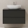 TRONDHEIM Bathroom Vanity Unit for 90 cm Sink, Black