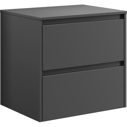 TRONDHEIM bathroom vanity unit for washbasin 60x57x46 cm anthracite