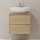 TRONDHEIM bathroom vanity unit for washbasin 60x57x46 cm oak