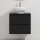 TRONDHEIM/DRAMMEN Bathroom vanity unit with basin, 60x57x46 cm, Black/White