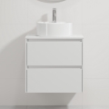 TRONDHEIM/VIKEDAL bathroom vanity unit with sink, 60x57x46 cm, white