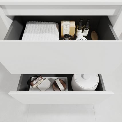 TRONDHEIM/VIKEDAL bathroom vanity unit with sink, 60x57x46 cm, white
