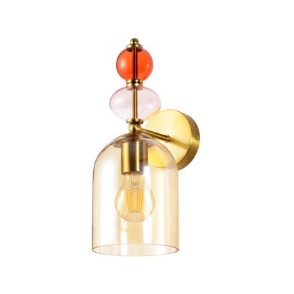 TROPEA Wall Lamp 1xE27/15W/230V Gold/Smoky Beige