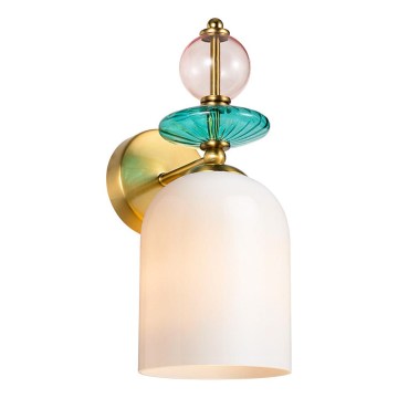 TROPEA Wall Lamp 1xE27/15W/230V Gold/Smoky Pink/Blue/White