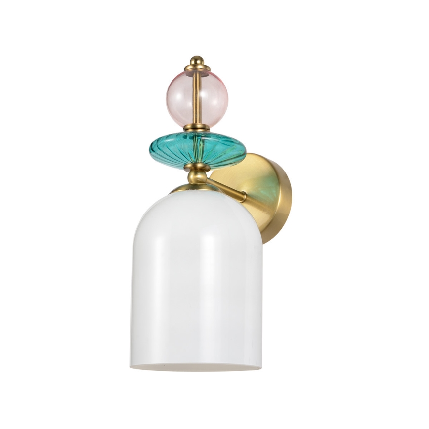 TROPEA Wall Lamp 1xE27/15W/230V Gold/Smoky Pink/Blue/White