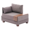 TULA Left Corner Armchair, Brown