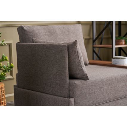 TULA Left Corner Armchair, Brown