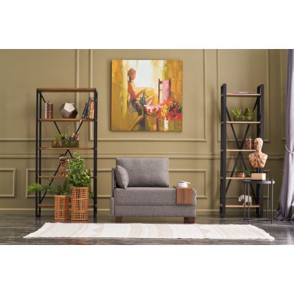 TULA Left Corner Armchair, Brown