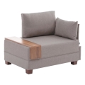 TULA Right-Hand Corner Armchair, Beige