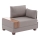 TULA Right-Hand Corner Armchair, Beige