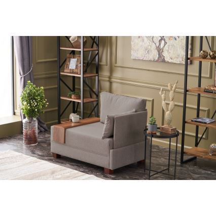 TULA Right-Hand Corner Armchair, Beige
