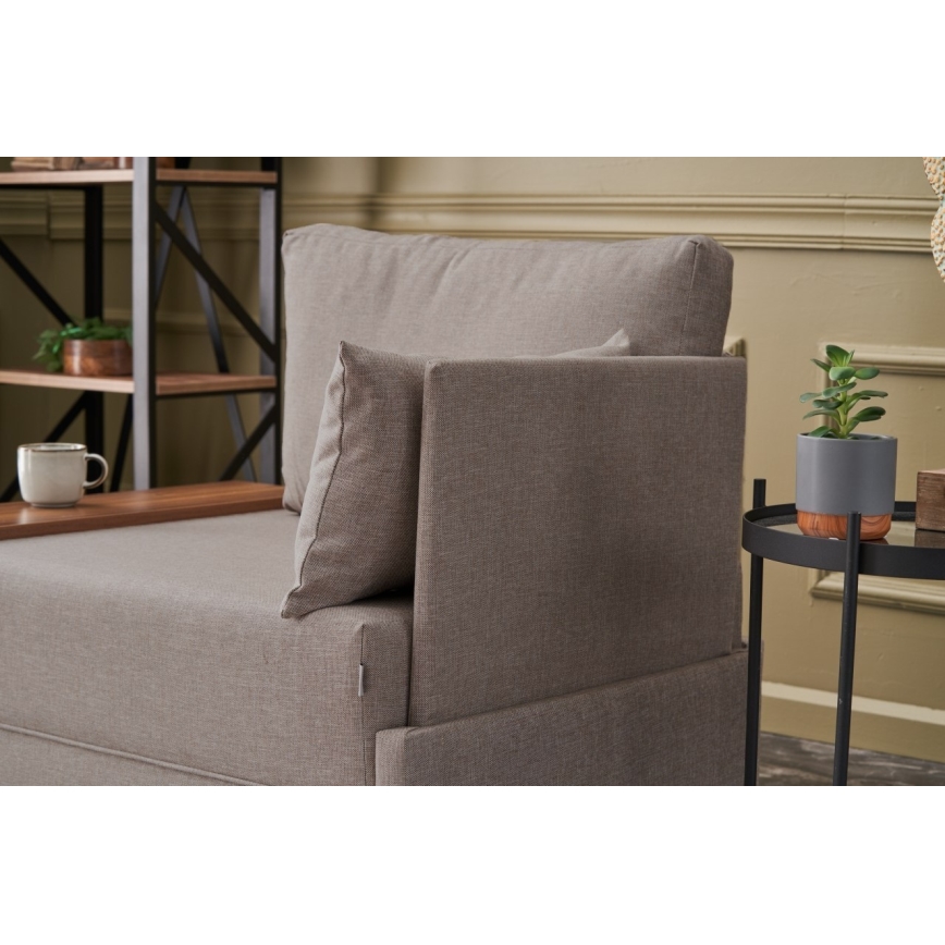 TULA Right-Hand Corner Armchair, Beige