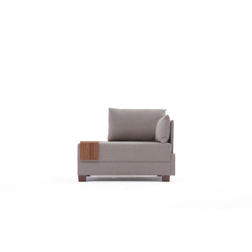 TULA Right-Hand Corner Armchair, Beige