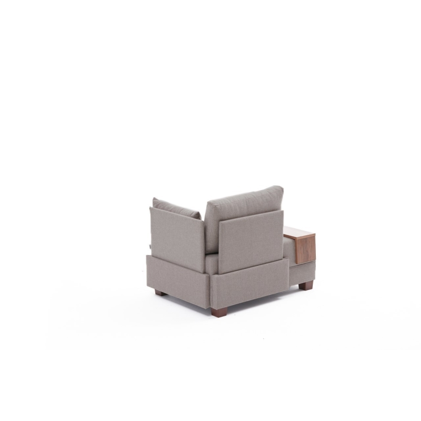 TULA Right-Hand Corner Armchair, Beige