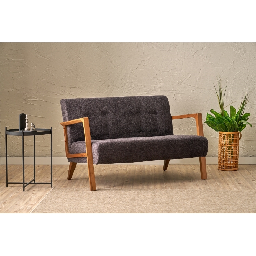 TUMI Anthracite Two-Seater Sofa