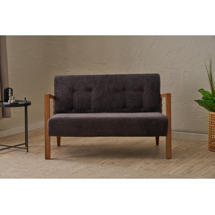 TUMI Anthracite Two-Seater Sofa