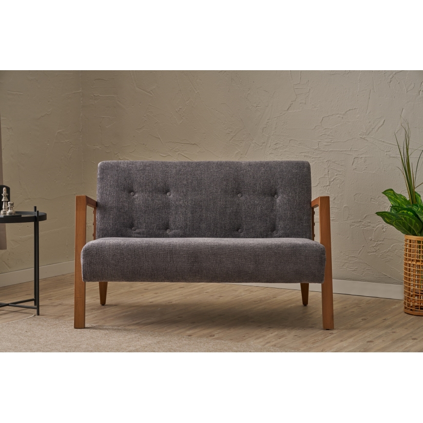 TUMI Two-Seater Sofa, Grey