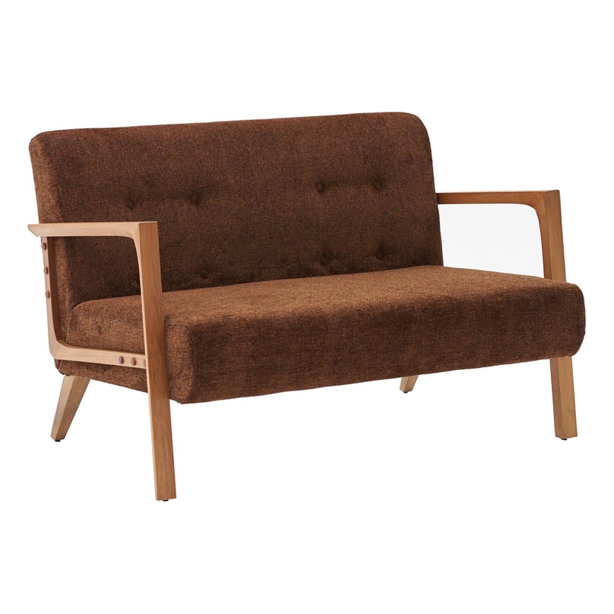TUMI two-seater sofa in brown