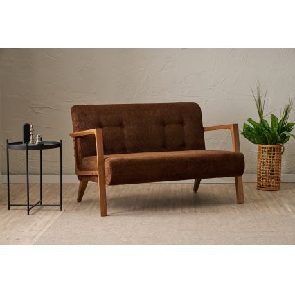 TUMI two-seater sofa in brown