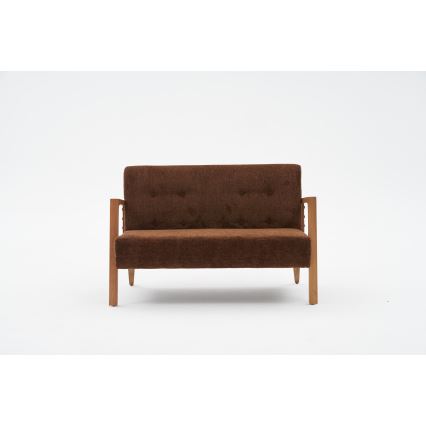 TUMI two-seater sofa in brown