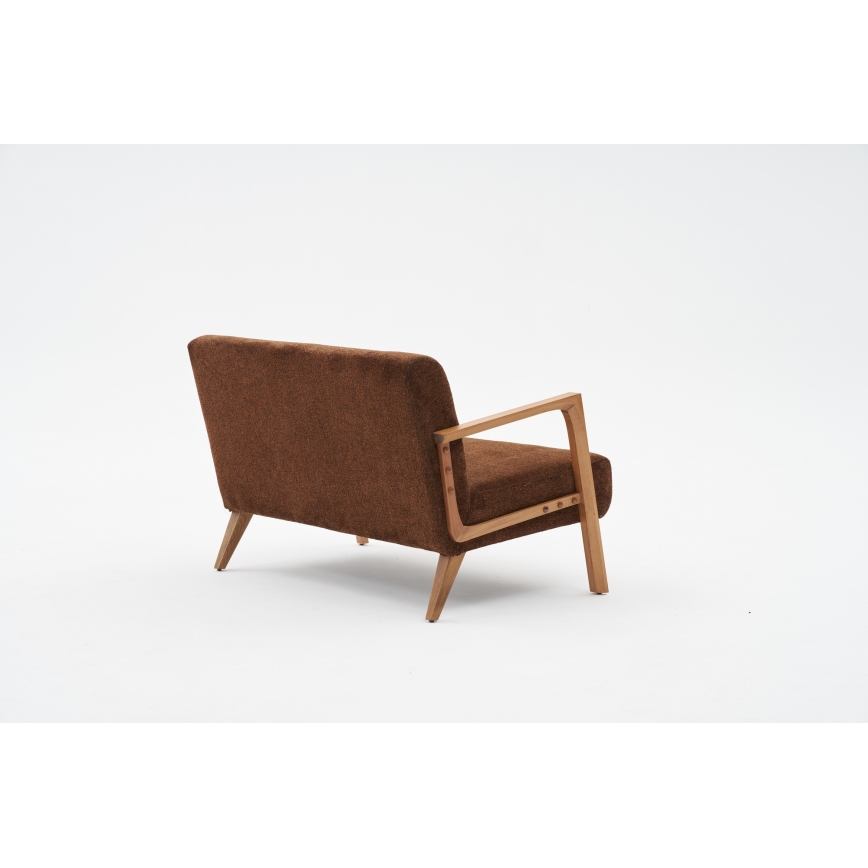 TUMI two-seater sofa in brown