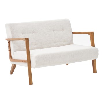 TUMI two-seater sofa in cream