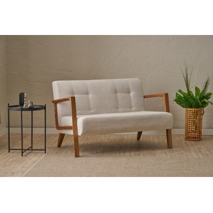 TUMI two-seater sofa in cream