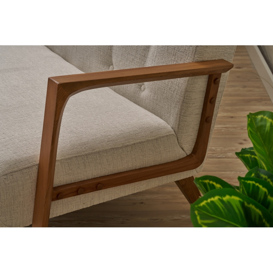 TUMI two-seater sofa in cream