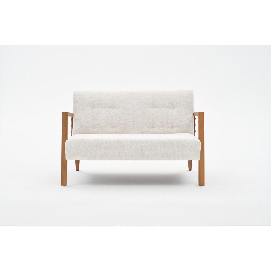 TUMI two-seater sofa in cream