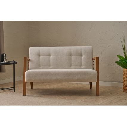 TUMI two-seater sofa in cream