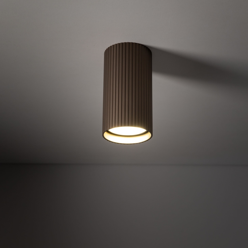 TUNE S Spotlight 1×GU10/10W/230V, 10 cm, Brown