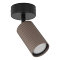 TUNE Spotlight 1xGU10/10W/230V Black/Brown