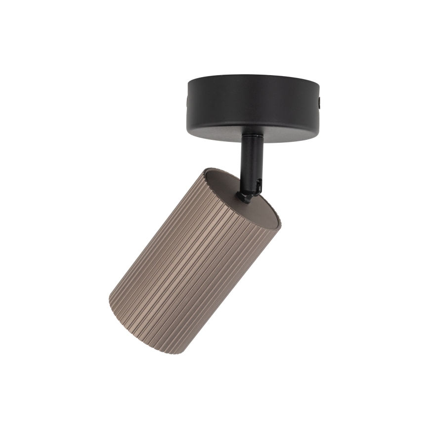 TUNE Spotlight 1xGU10/10W/230V Black/Brown