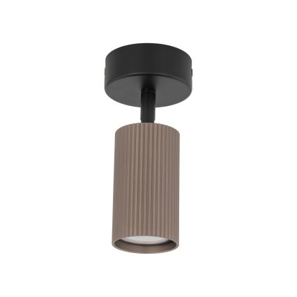 TUNE Spotlight 1xGU10/10W/230V Black/Brown