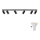 TURYN LED RGBW Dimmable Bathroom Spot Light 6xGU10/6.5W/230V 2700-6500K Wi-Fi IP44 Black