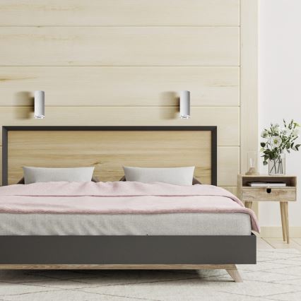 LED RGBW Dimmable Bathroom Wall Light TURYN 1xGU10/6W/230V 3000K IP44 White + Remote Control