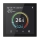 Tuya Wi‑Fi 230V Flush-Mount Thermostat, Black
