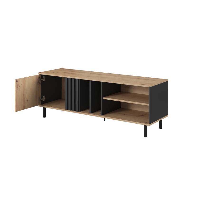 TV table BADIA oak/anthracite