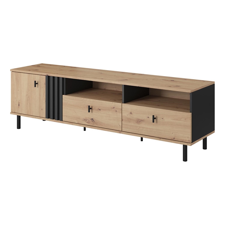 TV table BADIA oak/anthracite