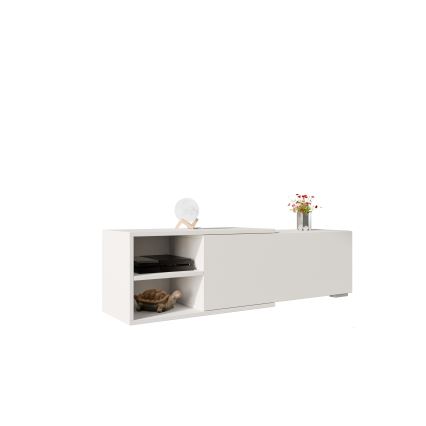 TV table CLIF 40x180 cm white