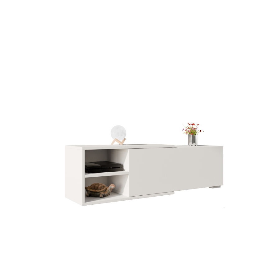 TV table CLIF 40x180 cm white