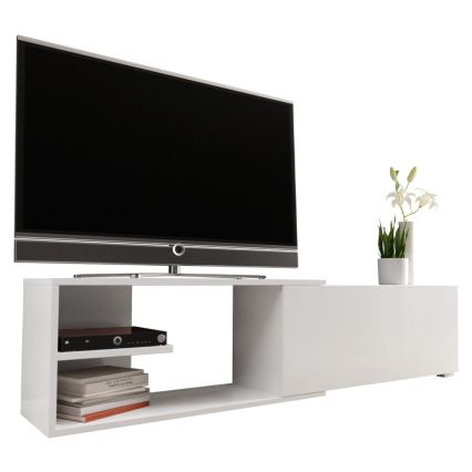 TV table CLIF 40x180 cm white