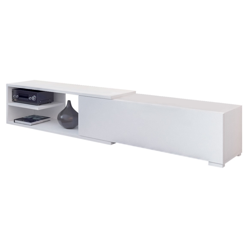 TV table CLIF 40x180 cm white