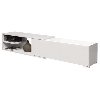 TV table CLIF 40x180 cm white