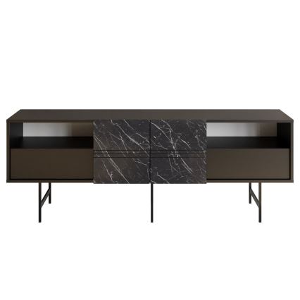 TV Table DERIN 65x180 cm black